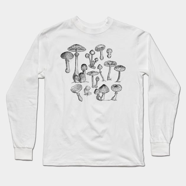 fungi Long Sleeve T-Shirt by mydearboy